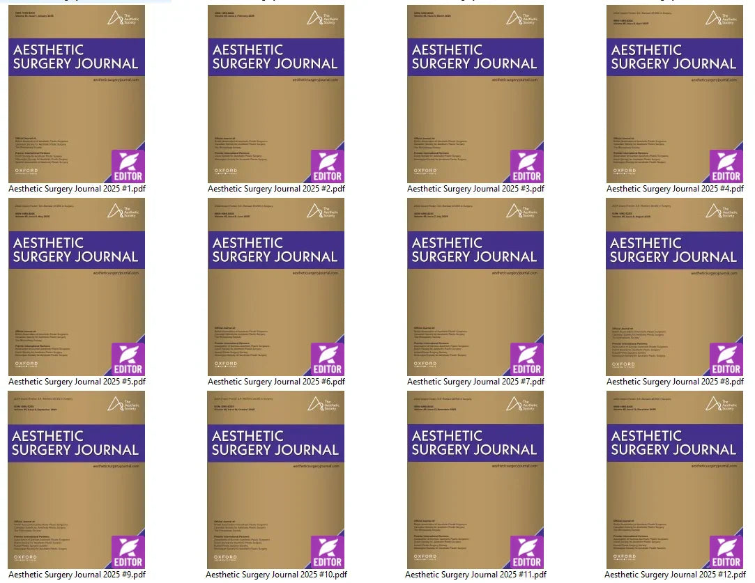 Aesthetic Surgery Journal 2025 Full Archives (True PDF)