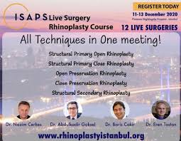 ISAPS Live Surgery Rhinoplasty Course 2020 ( VIDEOS)