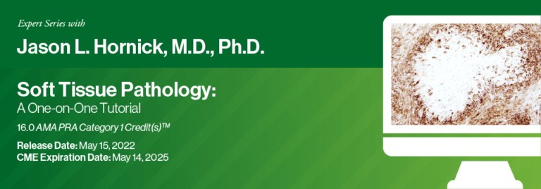 Expert Series with Jason L. Hornick, M.D., Ph.D.: Soft Tissue Pathology: A One-On-One Tutorial 2022
