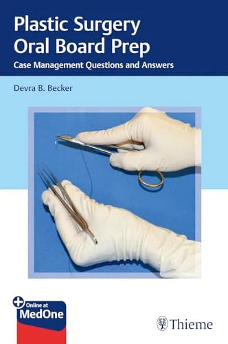 Plastic Surgery Oral Board Prep: Case Management Questions and Answers (Original PDF from Publisher