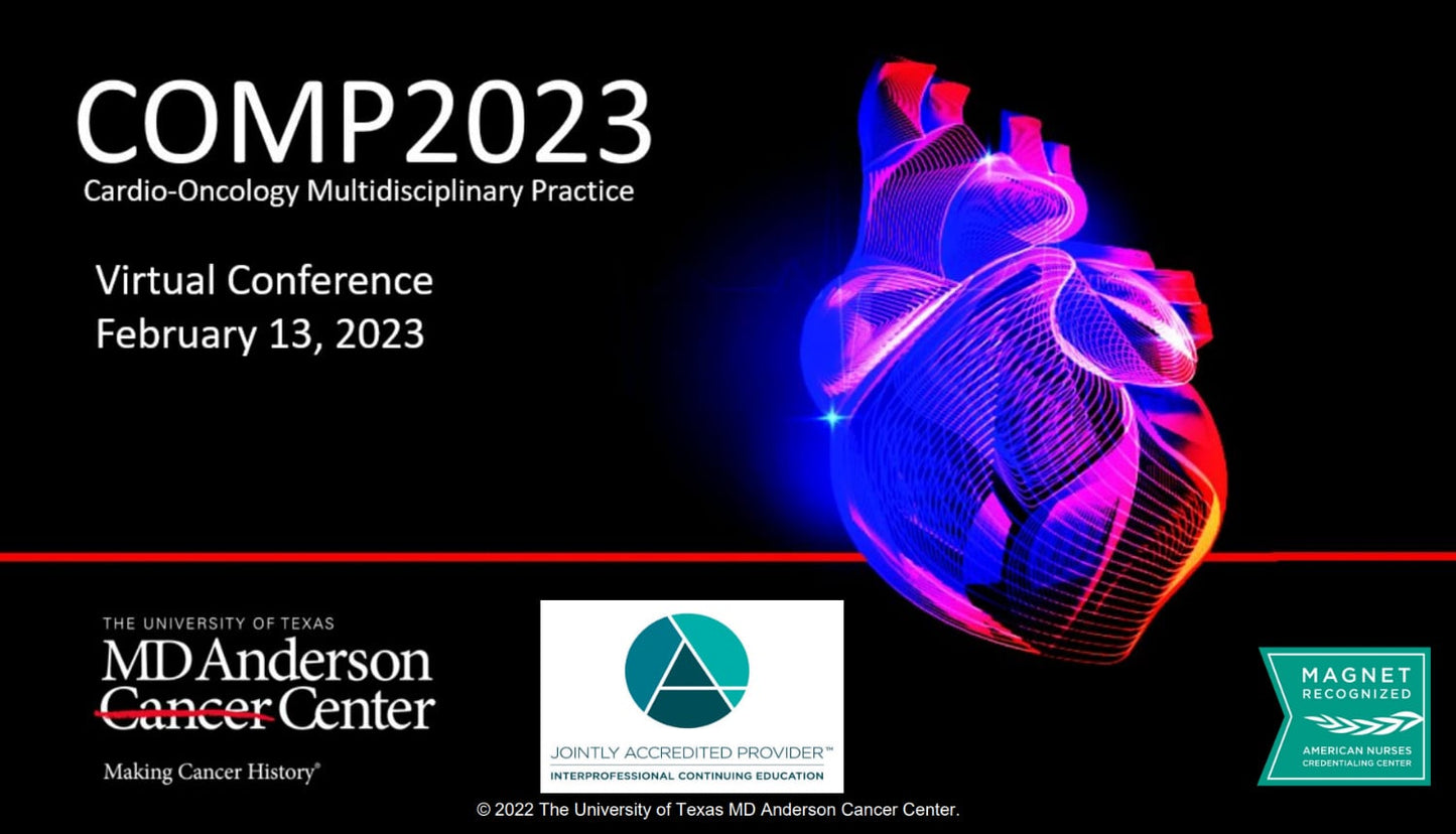 MD Anderson Cancer Center Cardio-Oncology Multidisciplinary Practice 2023